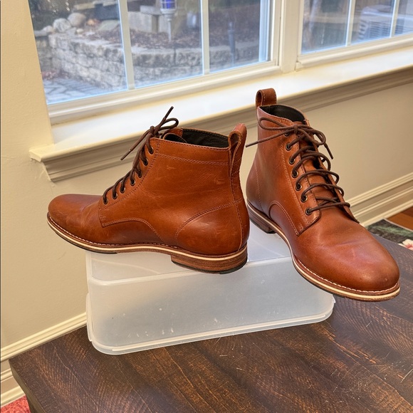 Helm The Zind Teak Men Classic Cognac Leather Chukka Boot 11.5 Comfort footwear main image 7